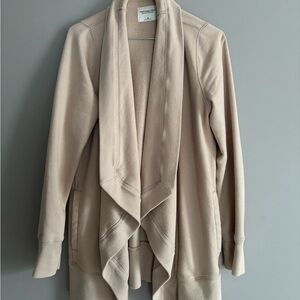 Abercrombie Cream Open Front Cardigan, M